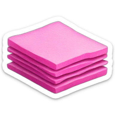 Pink chip sticker