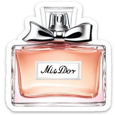 miss dior  parfum sticker