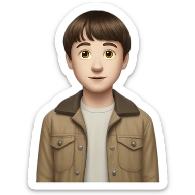 Noah Schnapp from stranger things sticker