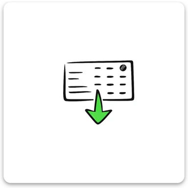 Change the arrow to green, keep the rest of the image the same sticker