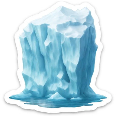 An iceberg sticker