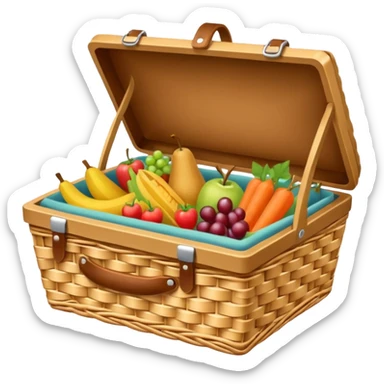 picnic basket sticker