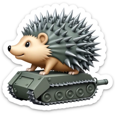 Czech hedgehog (anti-tank obstacle) sticker