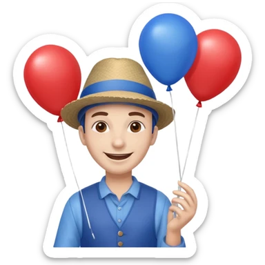 Street Balloon Seller sticker