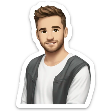 Liam Payne a Angel  sticker