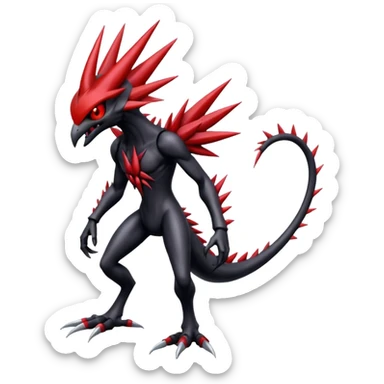Scizor-Bisharp-Darkrai-Fakémon-hybrid-creature (full body)  sticker
