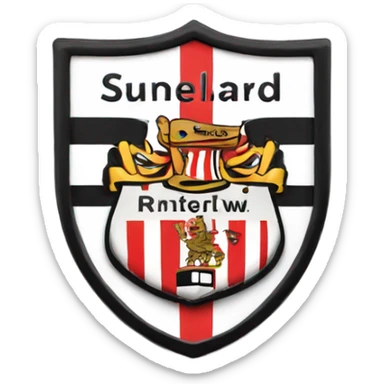 Sunderland badge  sticker