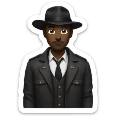 Noir des les champs sticker