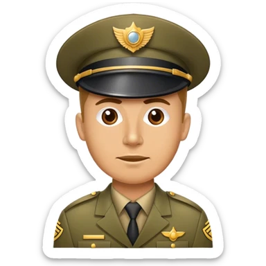 a drill sergeant coaching productivity sticker