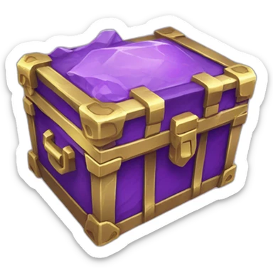 Pokemon Game LootCase Purple Chaotic Color Rich Treasure Legendary Epic Items sticker