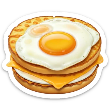 hashbrown breakfast sandwich sticker