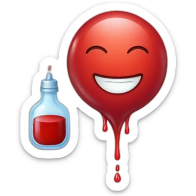 blood donation sticker