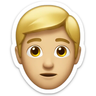 suspicious look sticker