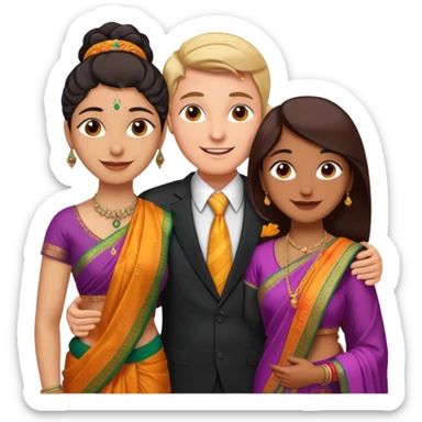 Office romance gone full Bollywood 💅😂”
3 people in this sticker