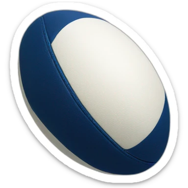 Rugby ball sticker