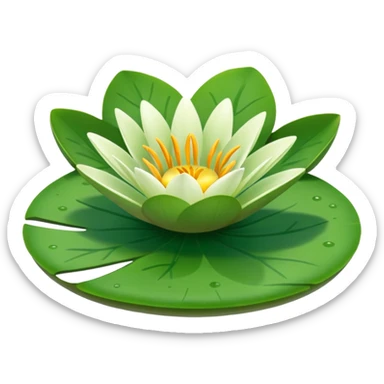Lily pad only sticker