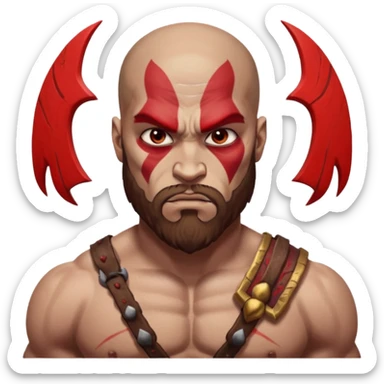 kratos sticker