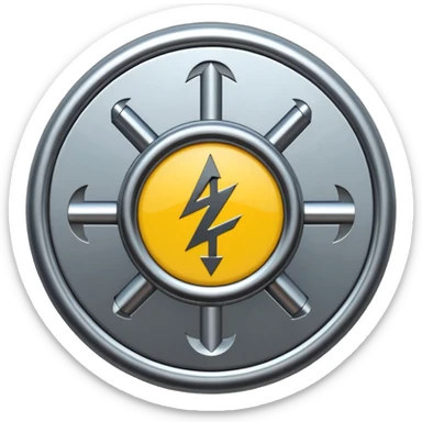 create a logo for company named Noor Electro mechanical Works LLC UAE with electricity symbol in center and mechanical symbols outer sticker