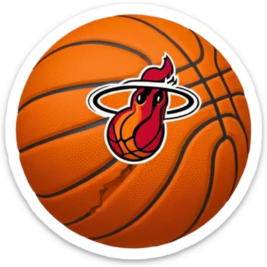 miami heat logo sticker