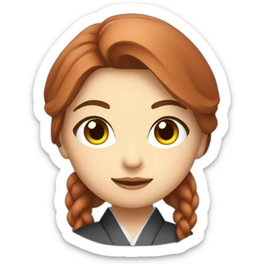 jeune femme colorée en tenue d'aikido sticker