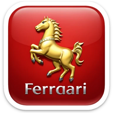 Ferrari logo sticker