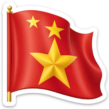 vietnamese cong flag sticker