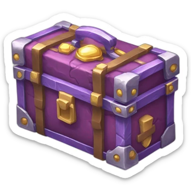 Pokemon Game LootCase Purple Chaotic Color Rich Treasure Legendary Epic Items sticker