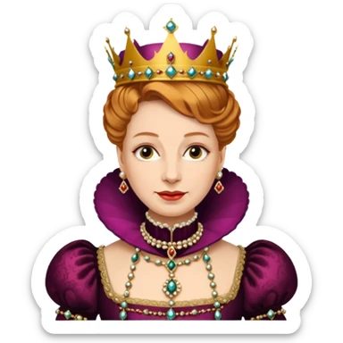 queen elizabeth 1 sticker
