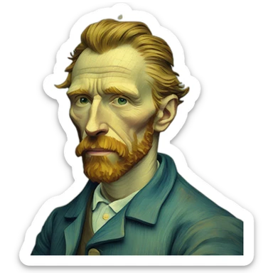 vincent van gogh sticker