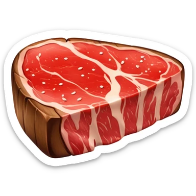 The most juiciest piece of steak in the world sticker