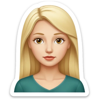 Beautiful Lithuania blonde tall women  sticker