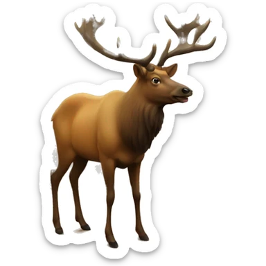 ELK in a House sticker