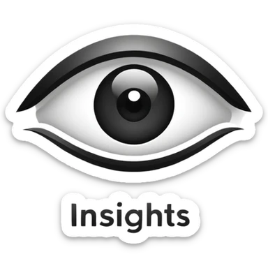 Luxury black & white logo for a video platform named InSights TV.
Modern, minimal, premium design.
Abstract eye, insight, or play concept.
Clean bold typography.
Monochrome only.
Flat vector style.
Not similar to YouTube logo. sticker