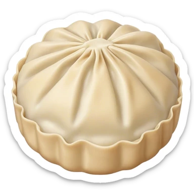 a single buuz Mongolian steamed dumpling  sticker