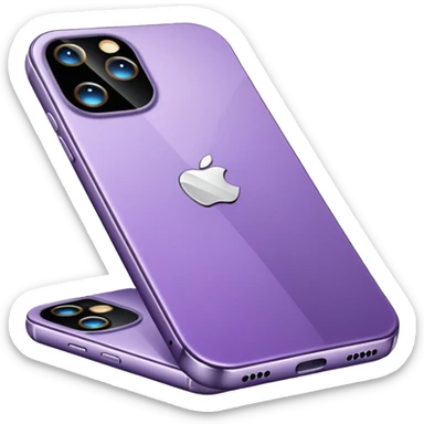 iPhone 13 lilla sticker