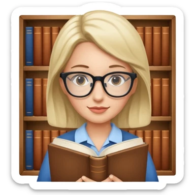 librarian sticker