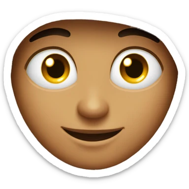 Shiny-with-happiness-dark-brown-eyes sticker