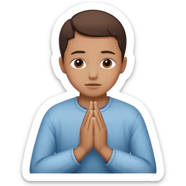 pray to the lord in the peace of our home sticker