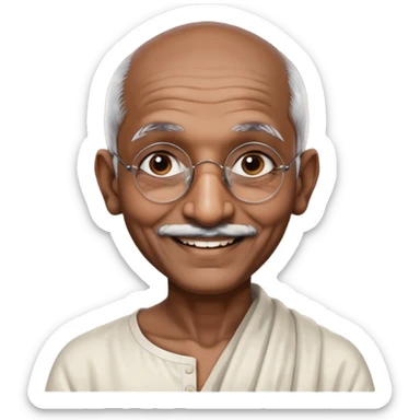 mahatma gandhi sticker
