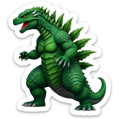 godzilla vs rk zilla sticker