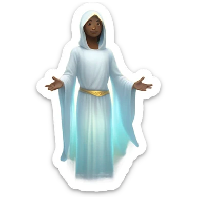 Angelic halo sticker