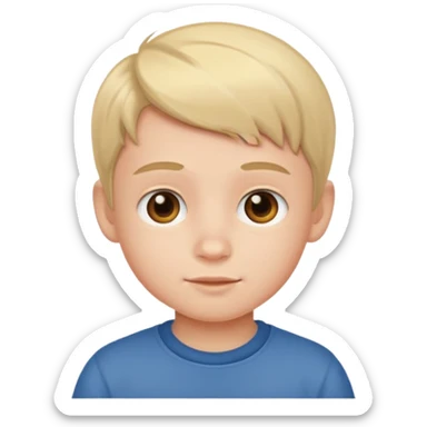 A cute lil boy sticker