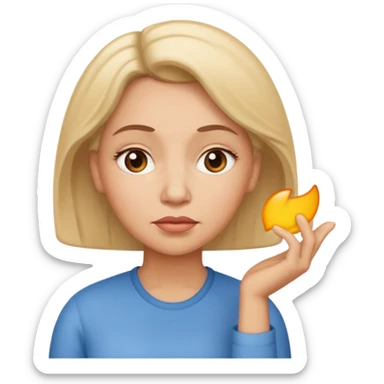 mama thinking sticker