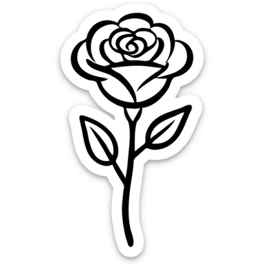 Battery shaped like a rose flower with wilting petals and low power indicator sticker