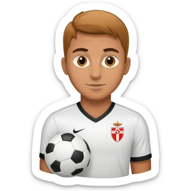 Jugador de fútbol  sticker