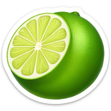 A lime sticker