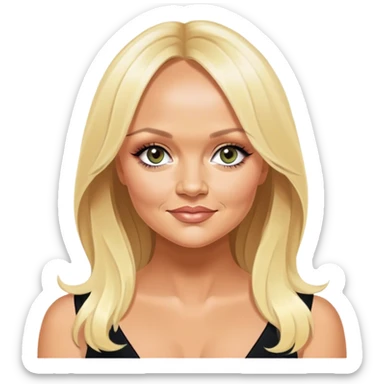Emma Bunton circa 1997 sticker