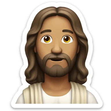 jesus christ pray sticker
