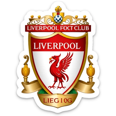 Generate a emoji like liverpool football club logo sticker