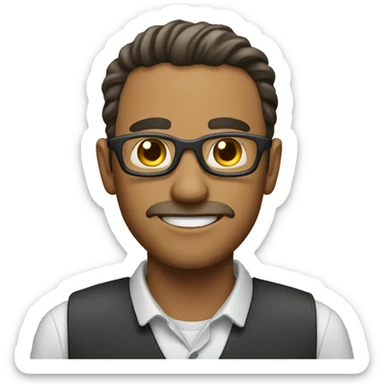 guy with a job sticker